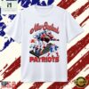 New England Patriots Retro Football Player Action T Shirt, Stylish 2D Graphic Shirt New England Patriots Retro Football Player Action T Shirt