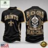 New Orleans Saints NFL Till I’m Dead Forever Skull Fan Pride 3D Shirt, NFL Sporty Shirt New Orleans Saints Nfl Till I M Dead Forever Skull Fan Pride 3D Shirt