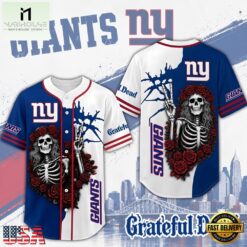 New York Giants NFL Game Day Grateful Dead Baseball Jersey Shirt, NFL Game Day Jersey New York Giants Nfl Game Day Grateful Dead Baseball Jersey Shirt