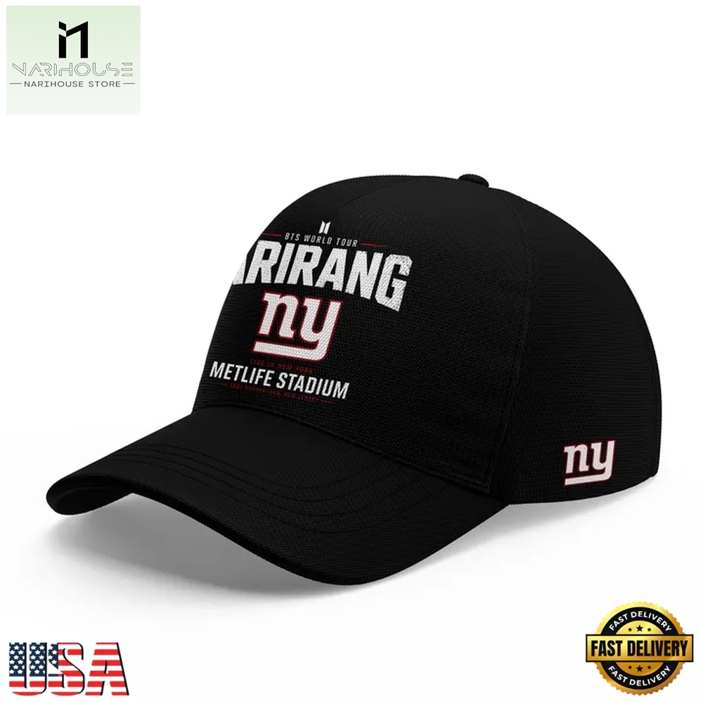 New York Giants x BTS WORLD TOUR ARIRANG 2026 Black Cap New York Giants x BTS WORLD TOUR ARIRANG 2026 Black Cap