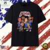 New York Knicks Playoff Nba Players Caricature Cartoon T Shirt , Stylish 2D Graphic Shirt New York Knicks Playoff Nba Players Caricature Cartoon T Shirt