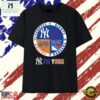 New York Yankees Giants Knicks Rangers four teams circle logo T Shirt , Stylish 2D Graphic Shirt New York Yankees Giants Knicks Rangers Four Teams Circle Logo T Shirt