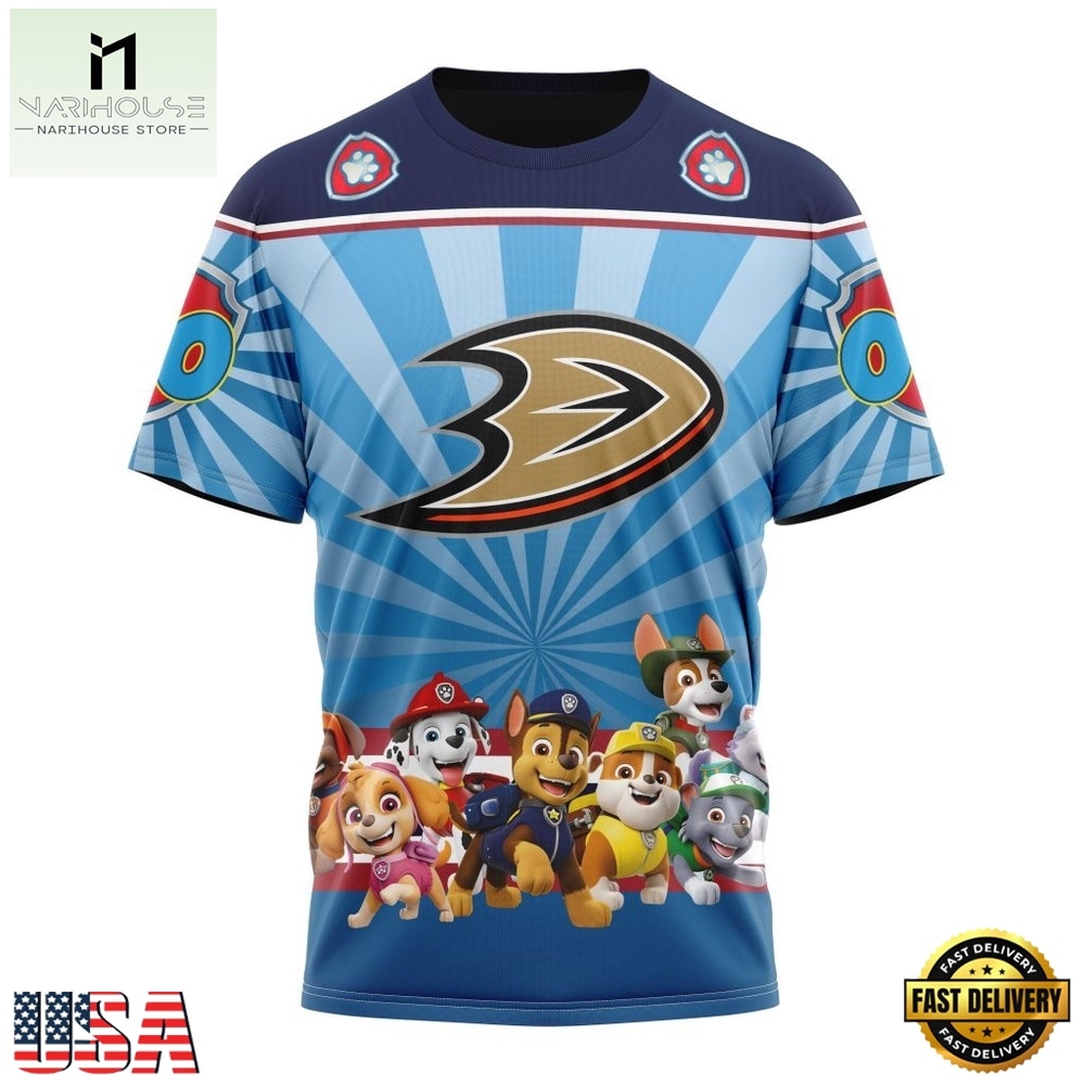 NHL Anaheim Ducks Special Paw Patrol Kits Hoodie, T Shirt , NHL 3D Game Day Tee NHL Anaheim Ducks Special Paw Patrol Kits Hoodie, T Shirt , NHL 3D Game Day Tee