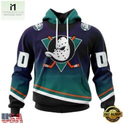 NHL Anaheim Ducks Special Retro Gradient Design Hoodie, T Shirt, NHL 3D Game Day Tee Nhl Anaheim Ducks Special Retro Gradient Design Hoodie T Shirt 1