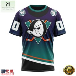 NHL Anaheim Ducks Special Retro Gradient Design Hoodie, T Shirt, NHL 3D Game Day Tee Nhl Anaheim Ducks Special Retro Gradient Design Hoodie T Shirt 4