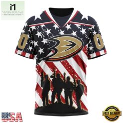 NHL Anaheim Ducks Specialized Kits For Honor USS Military Hoodie, T Shirt , NHL 3D Game Day Tee Nhl Anaheim Ducks Specialized Kits For Honor Uss Military Hoodie T Shirt 4