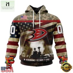 NHL Anaheim Ducks Specialized Unisex Kits Remember Pearl Harbor Hoodie, T Shirt , NHL 3D Game Day Tee Nhl Anaheim Ducks Specialized Unisex Kits Remember Pearl Harbor Hoodie T Shirt 1