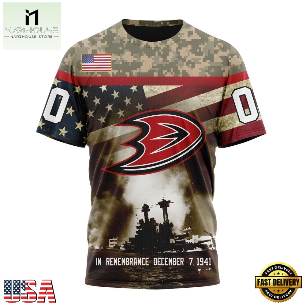 NHL Anaheim Ducks Specialized Unisex Kits Remember Pearl Harbor Hoodie, T Shirt , NHL 3D Game Day Tee NHL Anaheim Ducks Specialized Unisex Kits Remember Pearl Harbor Hoodie, T Shirt , NHL 3D Game Day Tee