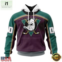 NHL Anaheim Ducks Specialized Unisex Kits With Retro Concepts Hoodie, T Shirt , NHL 3D Game Day Tee Nhl Anaheim Ducks Specialized Unisex Kits With Retro Concepts Hoodie T Shirt 1