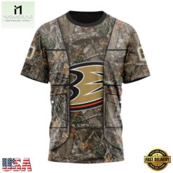 NHL Anaheim Ducks Specialized Unisex Vest Kits With Realtree Camo Hoodie, T Shirt, NHL 3D Game Day Tee Nhl Anaheim Ducks Specialized Unisex Vest Kits With Realtree Camo Hoodie T Shirt 4