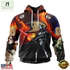 NHL Anaheim Ducks x Star War Specialized Design Hoodie, T Shirt , NHL 3D Game Day Tee Nhl Anaheim Ducks X Star War Specialized Design Hoodie T Shirt 1