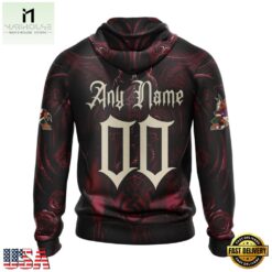 NHL Arizona Coyotes Special Design Halloween With Skull Art Hoodie, T Shirt , NHL 3D Game Day Tee Nhl Arizona Coyotes Special Design Halloween With Skull Art Hoodie T Shirt 2
