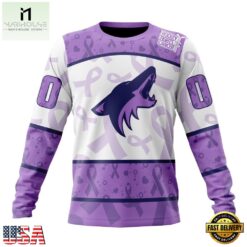 NHL Arizona Coyotes Special Lavender Fight Cancer Hoodie, T Shirt , NHL 3D Game Day Tee 8 NHL Arizona Coyotes Special Lavender Fight Cancer Hoodie, T Shirt , NHL 3D Game Day Tee Nhl Arizona Coyotes Special Lavender Fight Cancer Hoodie T Shirt 4