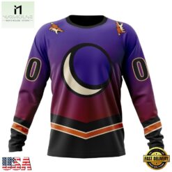 NHL Arizona Coyotes Special Retro Gradient Design Hoodie, T Shirt, NHL 3D Game Day Tee Nhl Arizona Coyotes Special Retro Gradient Design Hoodie T Shirt 3
