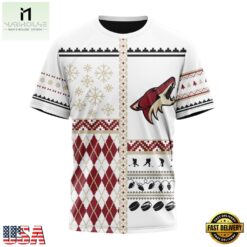 NHL Arizona Coyotes Specialized Christmas Is Coming New Design Hoodie, T Shirt , NHL 3D Game Day Tee Nhl Arizona Coyotes Specialized Christmas IS Coming New Design Hoodie T Shirt 4