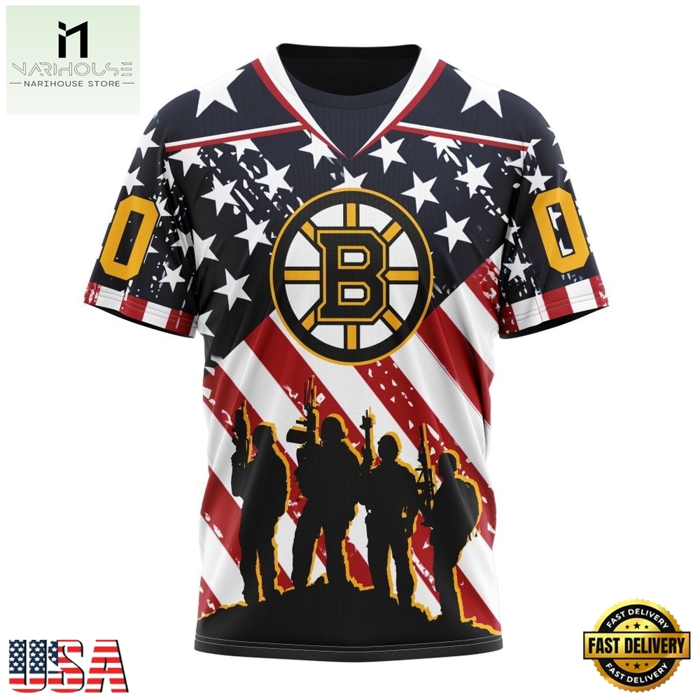 NHL Boston Bruins Specialized Kits For Honor USS Military Hoodie, T Shirt , NHL 3D Game Day Tee NHL Boston Bruins Specialized Kits For Honor USS Military Hoodie, T Shirt , NHL 3D Game Day Tee