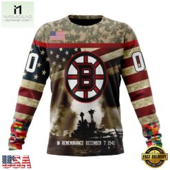 NHL Boston Bruins Specialized Unisex Kits Remember Pearl Harbor Hoodie, T Shirt , NHL 3D Game Day Tee Nhl Boston Bruins Specialized Unisex Kits Remember Pearl Harbor Hoodie T Shirt 3