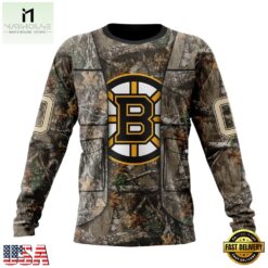 NHL Boston Bruins Specialized Unisex Vest Kits With Realtree Camo Hoodie, T Shirt, NHL 3D Game Day Tee Nhl Boston Bruins Specialized Unisex Vest Kits With Realtree Camo Hoodie T Shirt 3