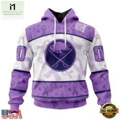 NHL Buffalo Sabres Special Lavender Fight Cancer Hoodie, T Shirt , NHL 3D Game Day Tee Nhl Buffalo Sabres Special Lavender Fight Cancer Hoodie T Shirt 1