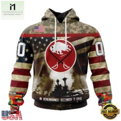 NHL Buffalo Sabres Specialized Unisex Kits Remember Pearl Harbor Hoodie, T Shirt , NHL 3D Game Day Tee Nhl Buffalo Sabres Specialized Unisex Kits Remember Pearl Harbor Hoodie T Shirt 1