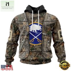 NHL Buffalo Sabres Specialized Unisex Vest Kits With Realtree Camo Hoodie, T Shirt, NHL 3D Game Day Tee Nhl Buffalo Sabres Specialized Unisex Vest Kits With Realtree Camo Hoodie T Shirt 1