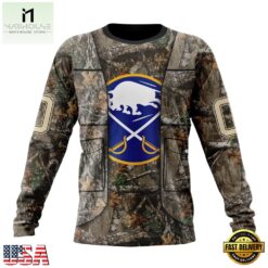 NHL Buffalo Sabres Specialized Unisex Vest Kits With Realtree Camo Hoodie, T Shirt, NHL 3D Game Day Tee Nhl Buffalo Sabres Specialized Unisex Vest Kits With Realtree Camo Hoodie T Shirt 3