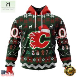 NHL Calgary Flames Hockey Christmas Is Coming 2026 Hoodie, T Shirt , NHL 3D Game Day Tee Nhl Calgary Flames Hockey Christmas IS Coming 2026 Hoodie T Shirt 1