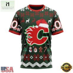 NHL Calgary Flames Hockey Christmas Is Coming 2026 Hoodie, T Shirt , NHL 3D Game Day Tee Nhl Calgary Flames Hockey Christmas IS Coming 2026 Hoodie T Shirt 4