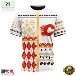 NHL Calgary Flames Specialized Christmas Is Coming New Design Hoodie, T Shirt , NHL 3D Game Day Tee Nhl Calgary Flames Specialized Christmas IS Coming New Design Hoodie T Shirt 4