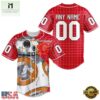 NHL Calgary Flames x BB 8 D Star War Baseball Jersey , NHL Graphic Baseball Jersey Nhl Calgary Flames X BB 8 D Star War Baseball Jersey 1