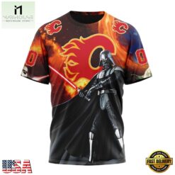 NHL Calgary Flames x Star War Specialized Design Hoodie, T Shirt , NHL 3D Game Day Tee 6 NHL Calgary Flames x Star War Specialized Design Hoodie, T Shirt , NHL 3D Game Day Tee Nhl Calgary Flames X Star War Specialized Design Hoodie T Shirt 3