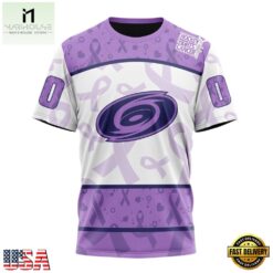 NHL Carolina Hurricanes Special Lavender Fight Cancer Hoodie, T Shirt , NHL 3D Game Day Tee Nhl Carolina Hurricanes Special Lavender Fight Cancer Hoodie T Shirt 5