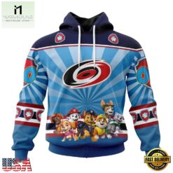 NHL Carolina Hurricanes Special Paw Patrol Kits Hoodie, T Shirt , NHL 3D Game Day Tee Nhl Carolina Hurricanes Special Paw Patrol Kits Hoodie T Shirt 1