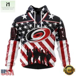 NHL Carolina Hurricanes Specialized Kits For Honor USS Military Hoodie, T Shirt , NHL 3D Game Day Tee Nhl Carolina Hurricanes Specialized Kits For Honor Uss Military Hoodie T Shirt 1