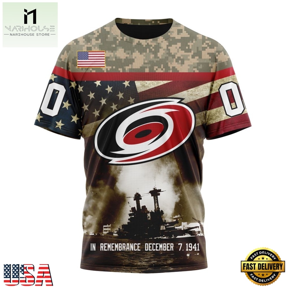 NHL Carolina Hurricanes Specialized Unisex Kits Remember Pearl Harbor Hoodie, T Shirt , NHL 3D Game Day Tee NHL Carolina Hurricanes Specialized Unisex Kits Remember Pearl Harbor Hoodie, T Shirt , NHL 3D Game Day Tee
