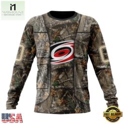 NHL Carolina Hurricanes Specialized Unisex Vest Kits With Realtree Camo Hoodie, T Shirt, NHL 3D Game Day Tee Nhl Carolina Hurricanes Specialized Unisex Vest Kits With Realtree Camo Hoodie T Shirt 3