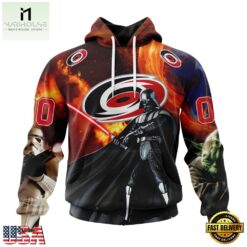 NHL Carolina Hurricanes x Star War Specialized Design Hoodie, T Shirt , NHL 3D Game Day Tee Nhl Carolina Hurricanes X Star War Specialized Design Hoodie T Shirt 1