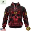 NHL Chicago Blackhawks Special Design Halloween With Skull Art Hoodie, T Shirt , NHL 3D Game Day Tee Nhl Chicago Blackhawks Special Design Halloween With Skull Art Hoodie T Shirt 1