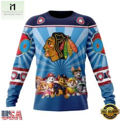 NHL Chicago Blackhawks Special Paw Patrol Kits Hoodie, T Shirt , NHL 3D Game Day Tee Nhl Chicago Blackhawks Special Paw Patrol Kits Hoodie T Shirt 3