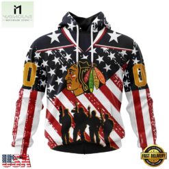 NHL Chicago BlackHawks Specialized Kits For Honor USS Military Hoodie, T Shirt , NHL 3D Game Day Tee Nhl Chicago Blackhawks Specialized Kits For Honor Uss Military Hoodie T Shirt 1