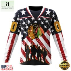 NHL Chicago BlackHawks Specialized Kits For Honor USS Military Hoodie, T Shirt , NHL 3D Game Day Tee Nhl Chicago Blackhawks Specialized Kits For Honor Uss Military Hoodie T Shirt 3