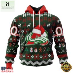NHL Colorado Avalanche Hockey Christmas Is Coming 2026 Hoodie, T Shirt , NHL 3D Game Day Tee Nhl Colorado Avalanche Hockey Christmas IS Coming 2026 Hoodie T Shirt 1