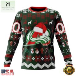 NHL Colorado Avalanche Hockey Christmas Is Coming 2026 Hoodie, T Shirt , NHL 3D Game Day Tee Nhl Colorado Avalanche Hockey Christmas IS Coming 2026 Hoodie T Shirt 3
