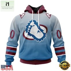 NHL Colorado Avalanche Special Retro Gradient Design Hoodie, T Shirt, NHL 3D Game Day Tee Nhl Colorado Avalanche Special Retro Gradient Design Hoodie T Shirt 1