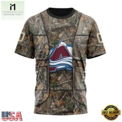 NHL Colorado Avalanche Specialized Unisex Vest Kits With Realtree Camo Hoodie, T Shirt, NHL 3D Game Day Tee Nhl Colorado Avalanche Specialized Unisex Vest Kits With Realtree Camo Hoodie T Shirt 4