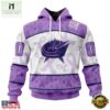 NHL Columbus Blue Jackets Special Lavender Fight Cancer Hoodie, T Shirt , NHL 3D Game Day Tee Nhl Columbus Blue Jackets Special Lavender Fight Cancer Hoodie T Shirt 1