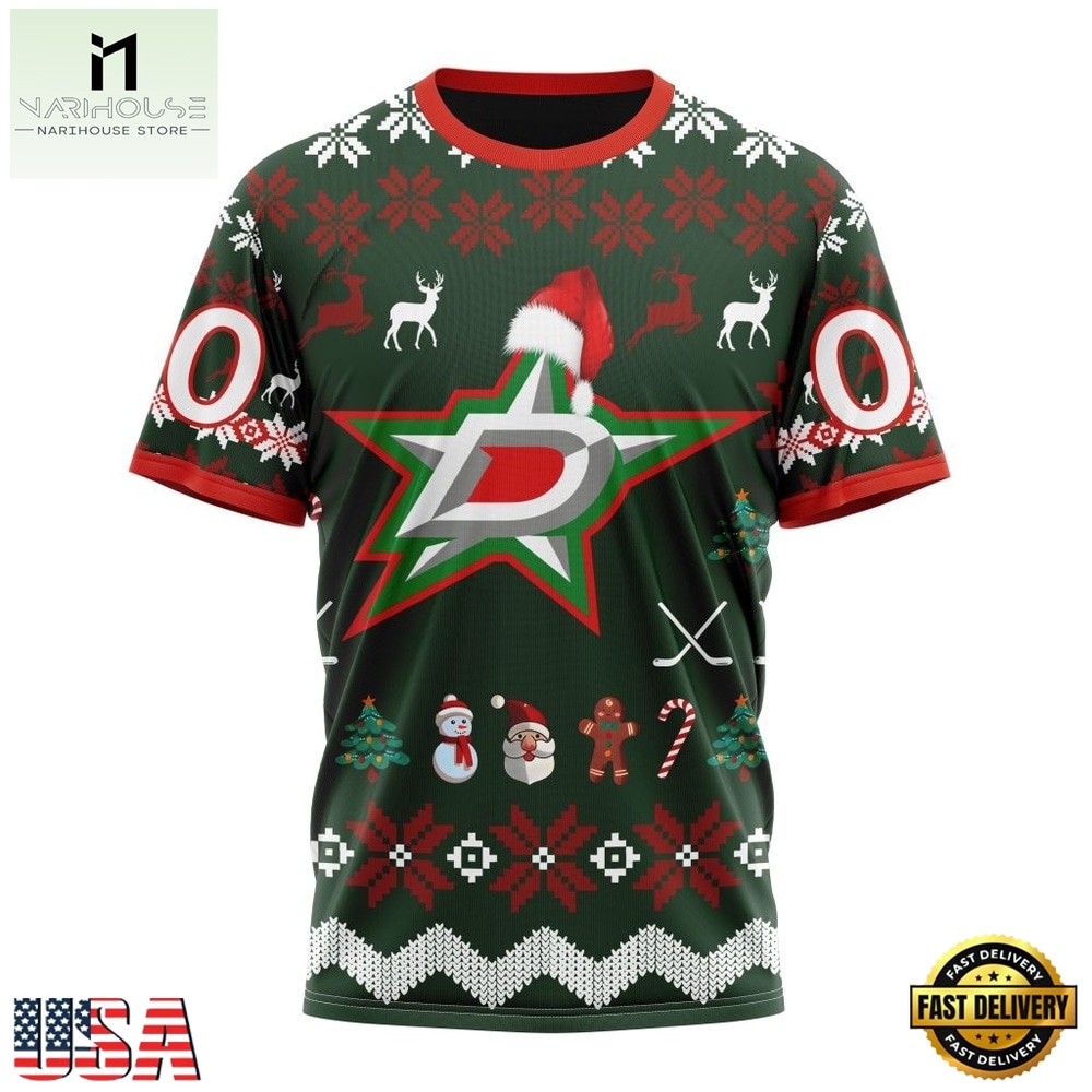 NHL Dallas Stars Hockey Christmas Is Coming 2026 Hoodie, T Shirt , NHL 3D Game Day Tee NHL Dallas Stars Hockey Christmas Is Coming 2026 Hoodie, T Shirt , NHL 3D Game Day Tee