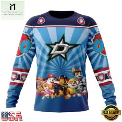 NHL Dallas Stars Special Paw Patrol Kits Hoodie, T Shirt , NHL 3D Game Day Tee Nhl Dallas Stars Special Paw Patrol Kits Hoodie T Shirt 3