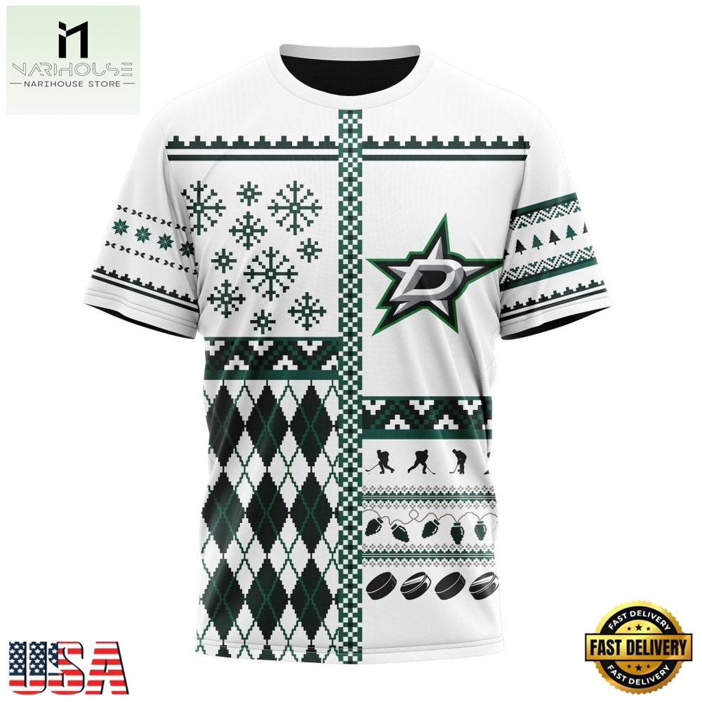 NHL Dallas Stars Specialized Christmas Is Coming New Design Hoodie, T Shirt , NHL 3D Game Day Tee NHL Dallas Stars Specialized Christmas Is Coming New Design Hoodie, T Shirt , NHL 3D Game Day Tee