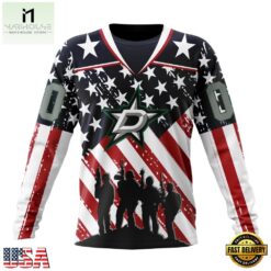 NHL Dallas Stars Specialized Kits For Honor USS Military Hoodie, T Shirt , NHL 3D Game Day Tee Nhl Dallas Stars Specialized Kits For Honor Uss Military Hoodie T Shirt 3